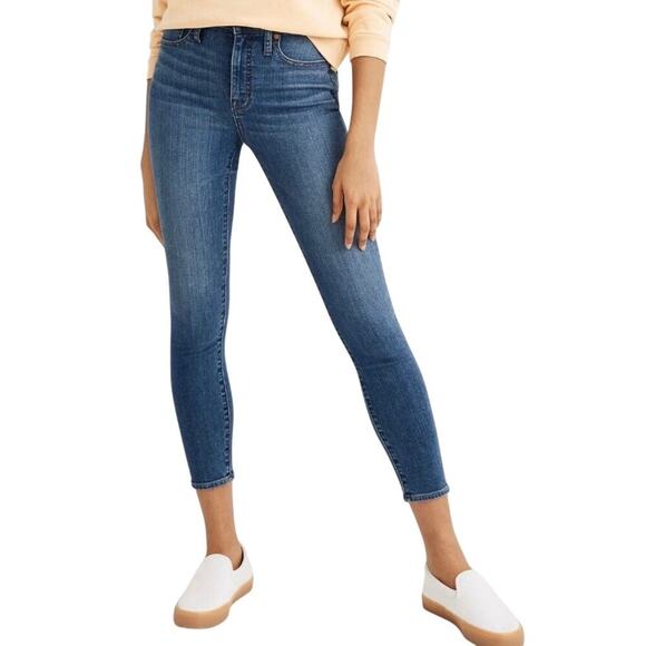 NWT Madewell Curvy High Rise Skinny Crop Jeans 23 - Picture 3 of 10